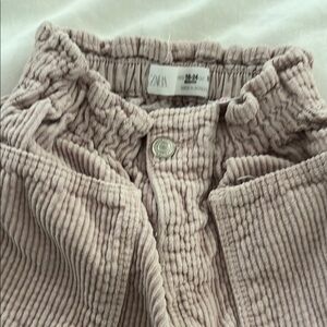 Zara Pink Casual Corduroy Bottoms